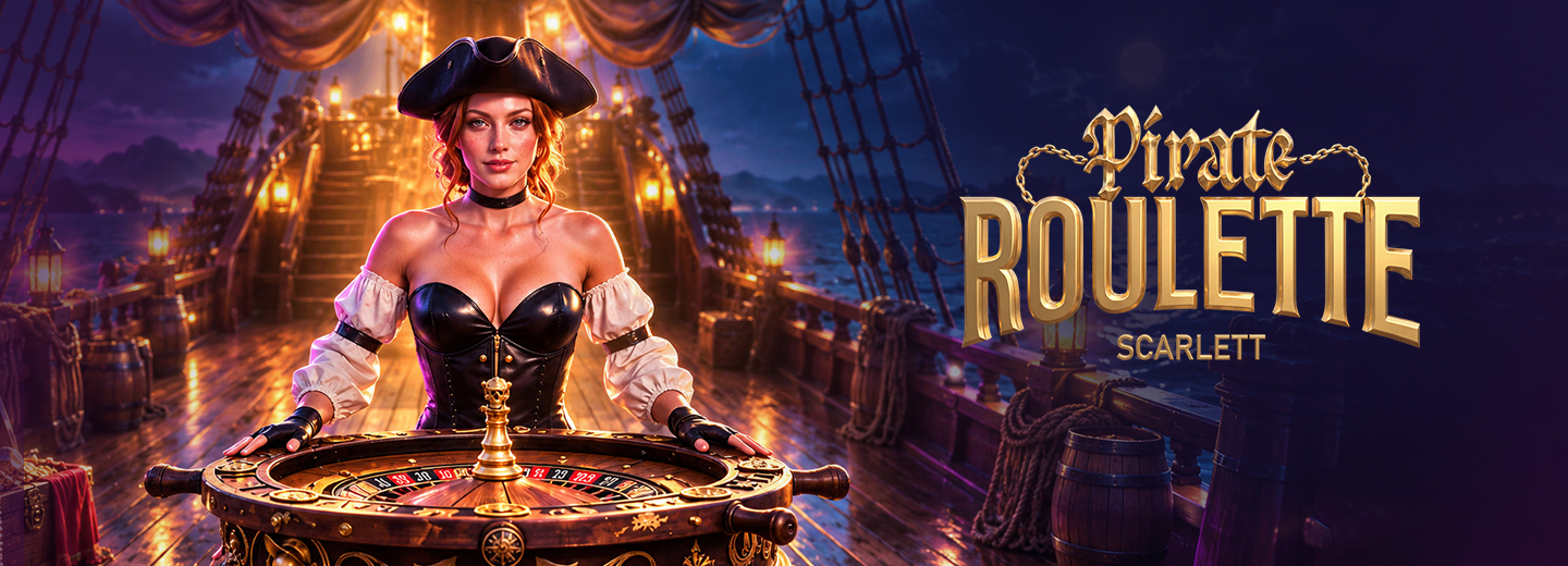 Roulette Pirate live roulette featuring pirate-themed dealer