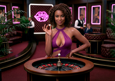 ROULETTE ROSE featuring a virtual dealer with RTP and max multiplier statistics in virtual casino games for live casino online South Africa.