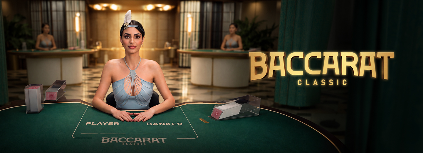 Classic Baccarat live casino game