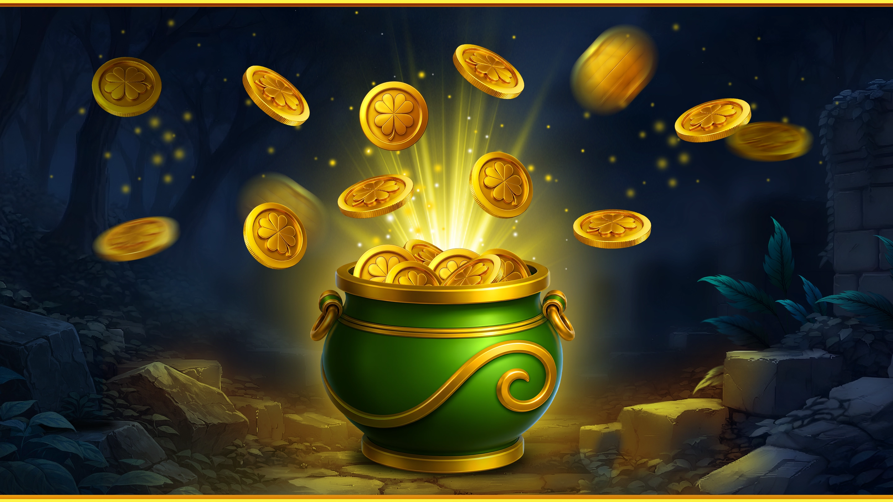 40 Hot Jackpot Clover - Jeu de Machine à Sous