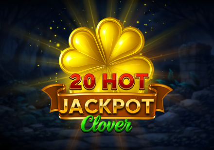 20 HOT JACKPOT Clover casino slot games featuring a lucky clover theme, 20 paylines and 5x3 reel layout for gaming businesses.