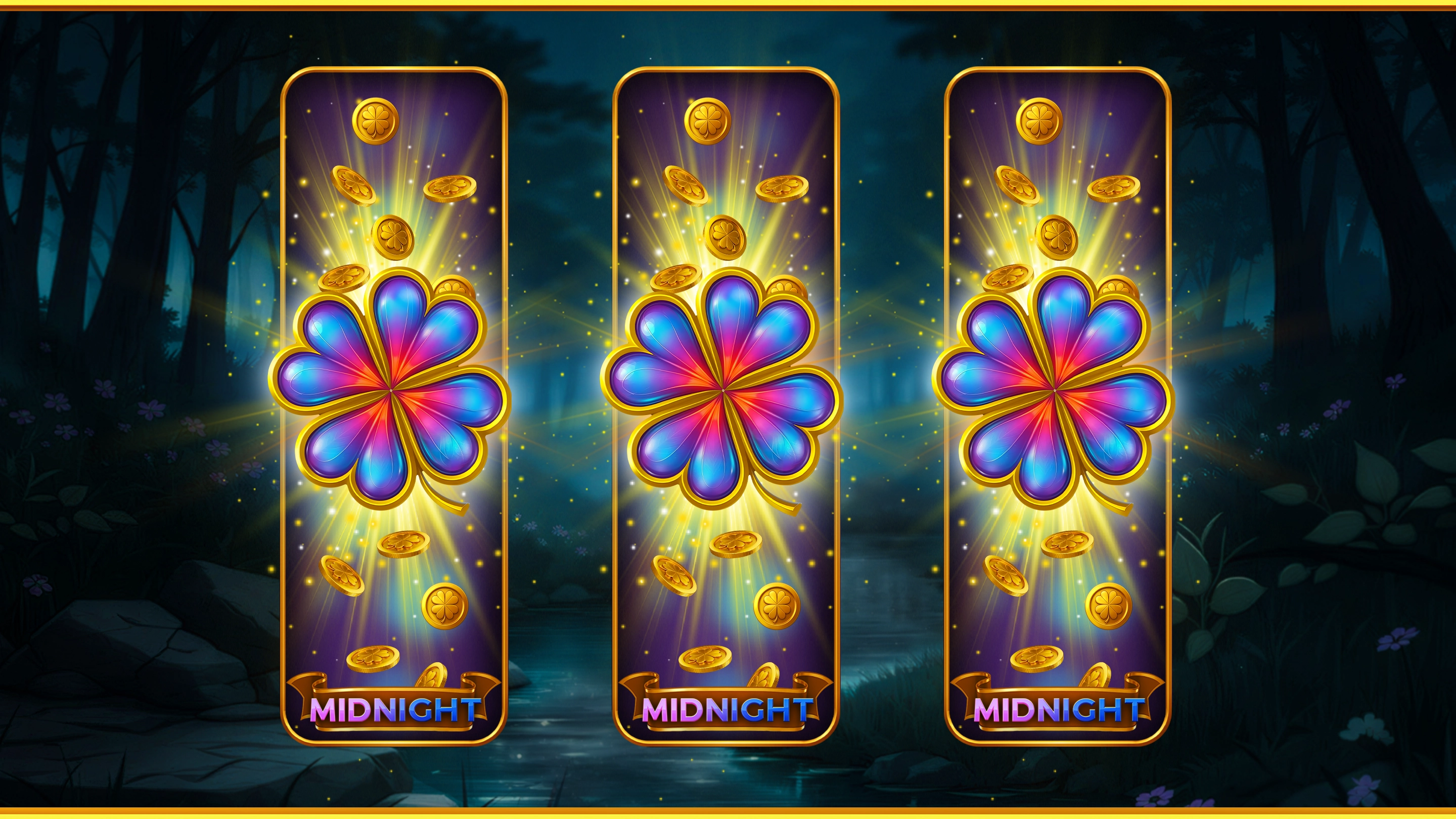 Midnight Jackpot Clover - Jeu de Machine à Sous