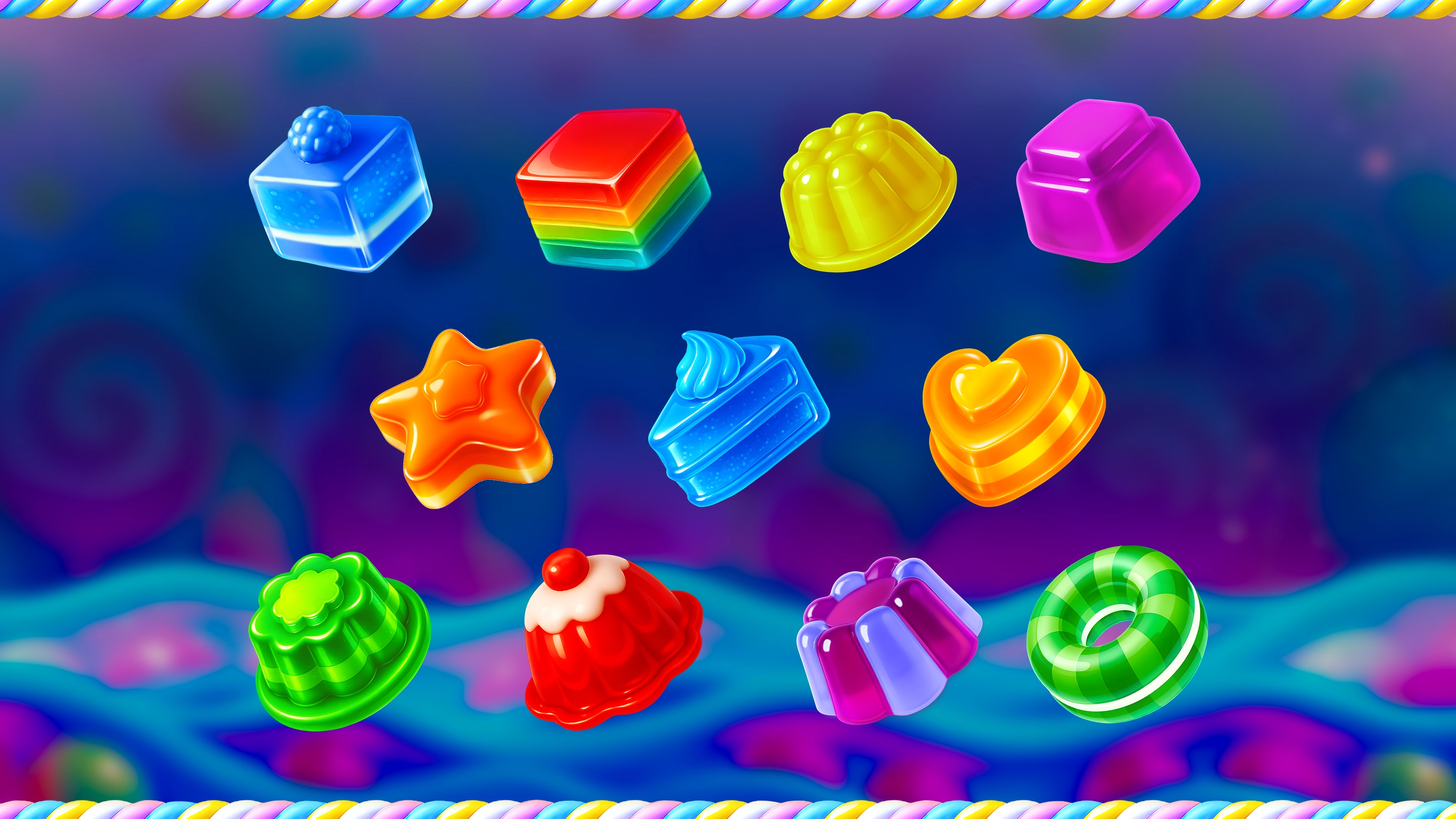 Jelly Gum - لعبة ماكينة القمار