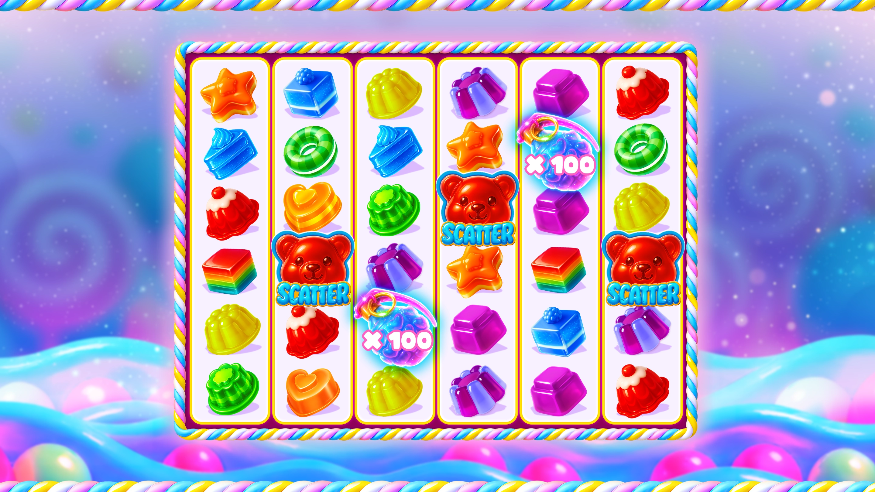 Jelly Gum - لعبة ماكينة القمار