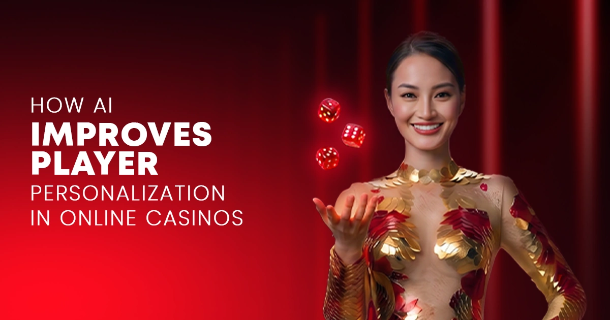 Online casino personalization technology shown by an AI dealer.